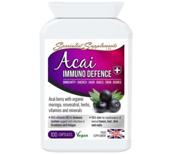 Acai Immuno Defence, 100 caps.