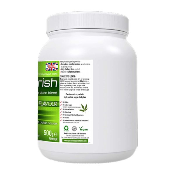 HempNourish Protein Blend side view