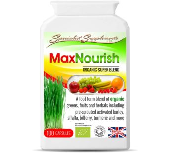 MaxNourish Organic, 100 caps.