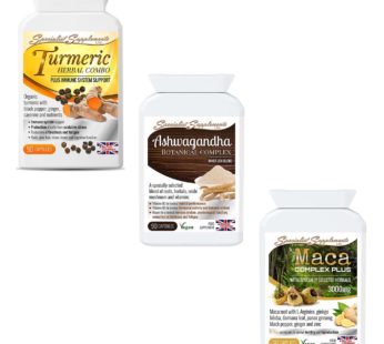 Maca-Ashwagandha-Turmeric bundle